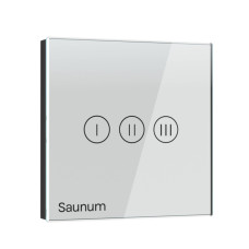 Пульт для клімат-контролю SAUNUM Touch білий