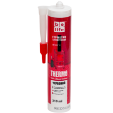 Термостійкий силіконовий герметик (червоний) для Мастер Флеша до 600°С, 310мл