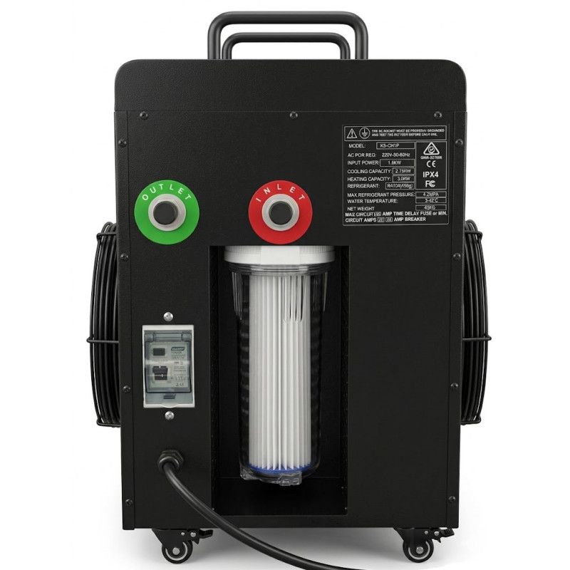 Чилер (1 к.с.) Ecoflame з WiFi, насосом, фільтром, озонатором і UV для купелі