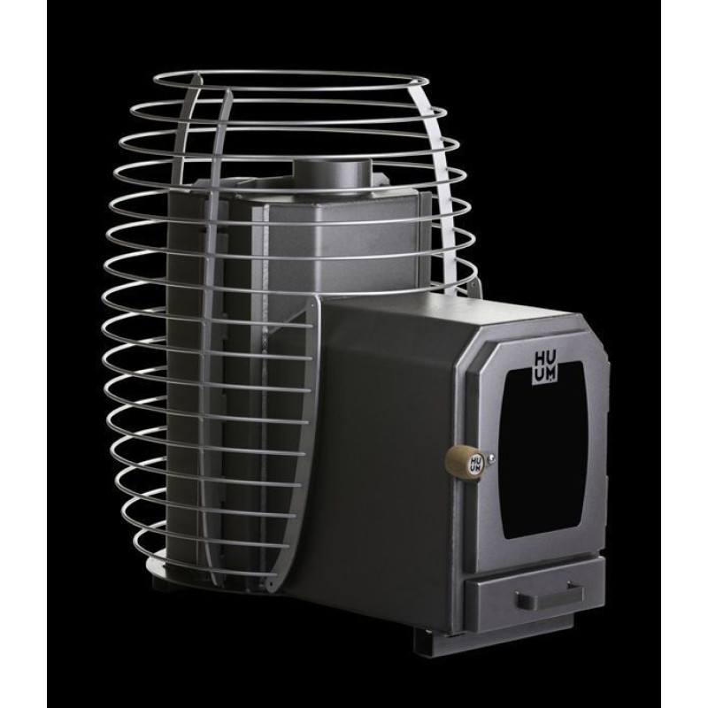 Дровяная печь для бани и сауны HUUM HIVE Wood LS 17 выносная топка