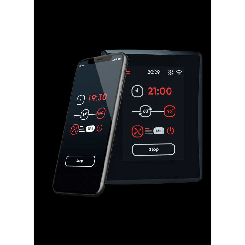 SAUNUM LEIL MOBILE 9кВт чорний