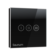 Пульт для клімат-контролю SAUNUM Touch чорний