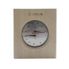 Термогігрометр Greus 16х14,5 липа